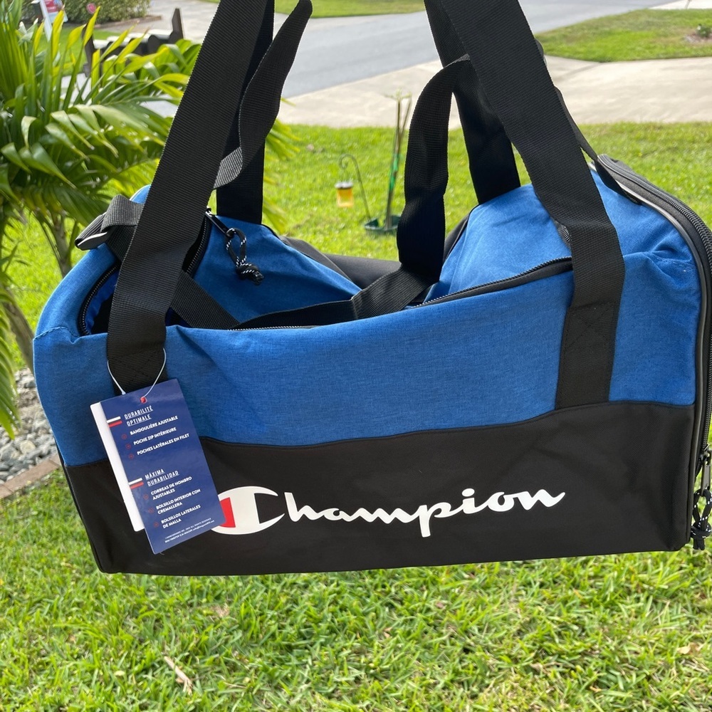 CHAMPION Prologue Duffel Bag In Blue/Black (Unisex) - Picture 9 of 11